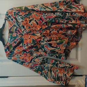 Plus Asymmetrical Blouse